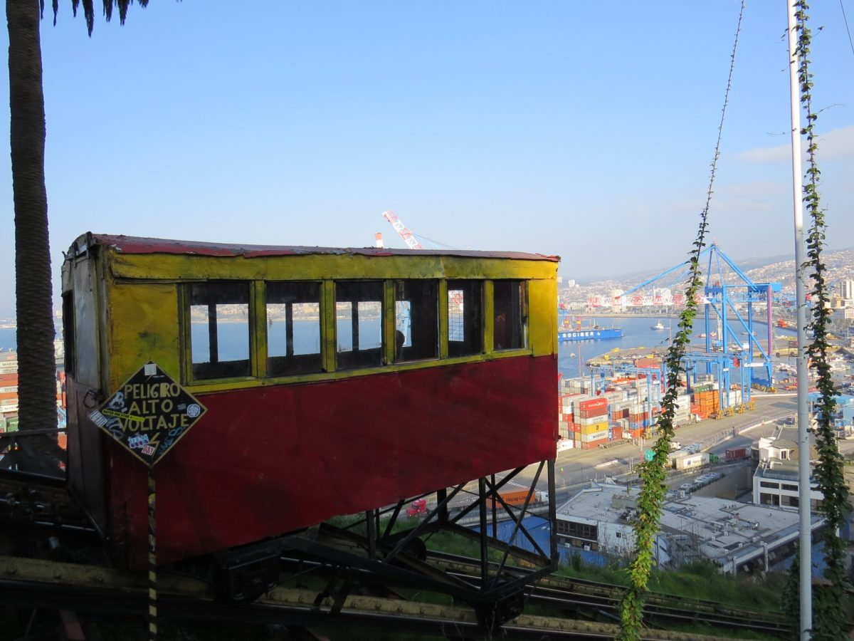 Ascensor Artillería à Valparaiso