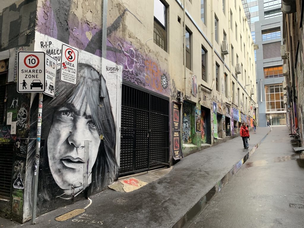 ACDC Lane à Melbourne