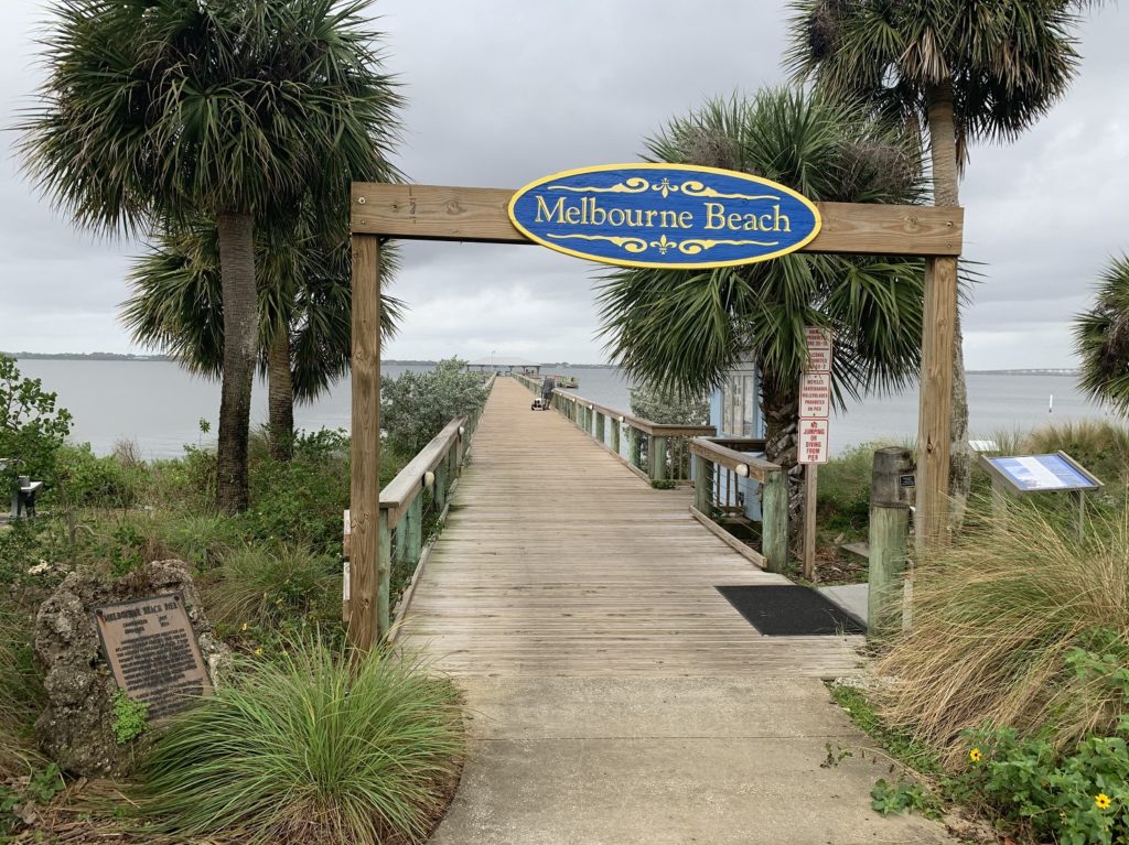 Jetée à Melbourne Beach