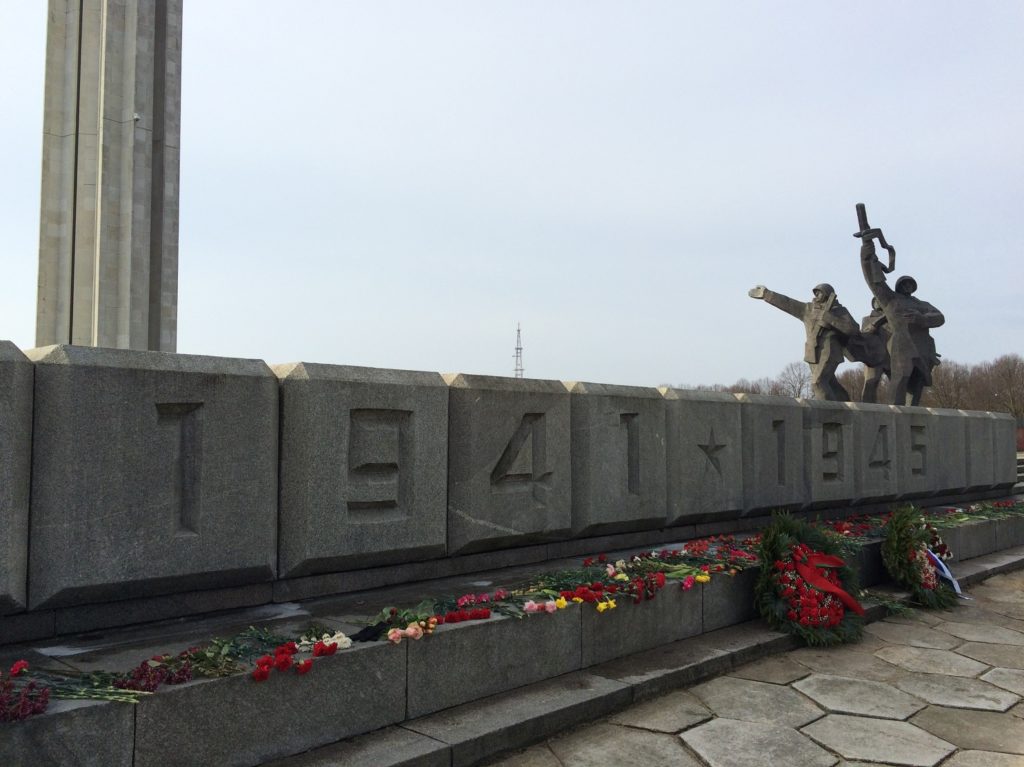 Détail du Monument de la victoire à Riga