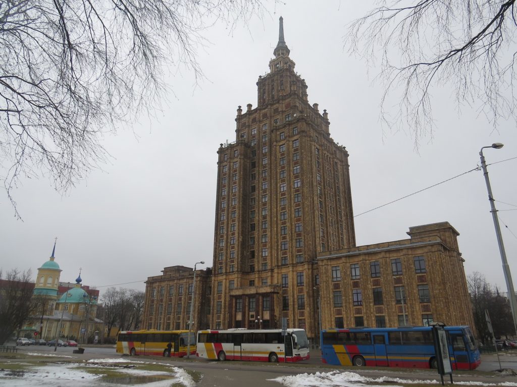 Palais de la Culture et de la Science à Riga