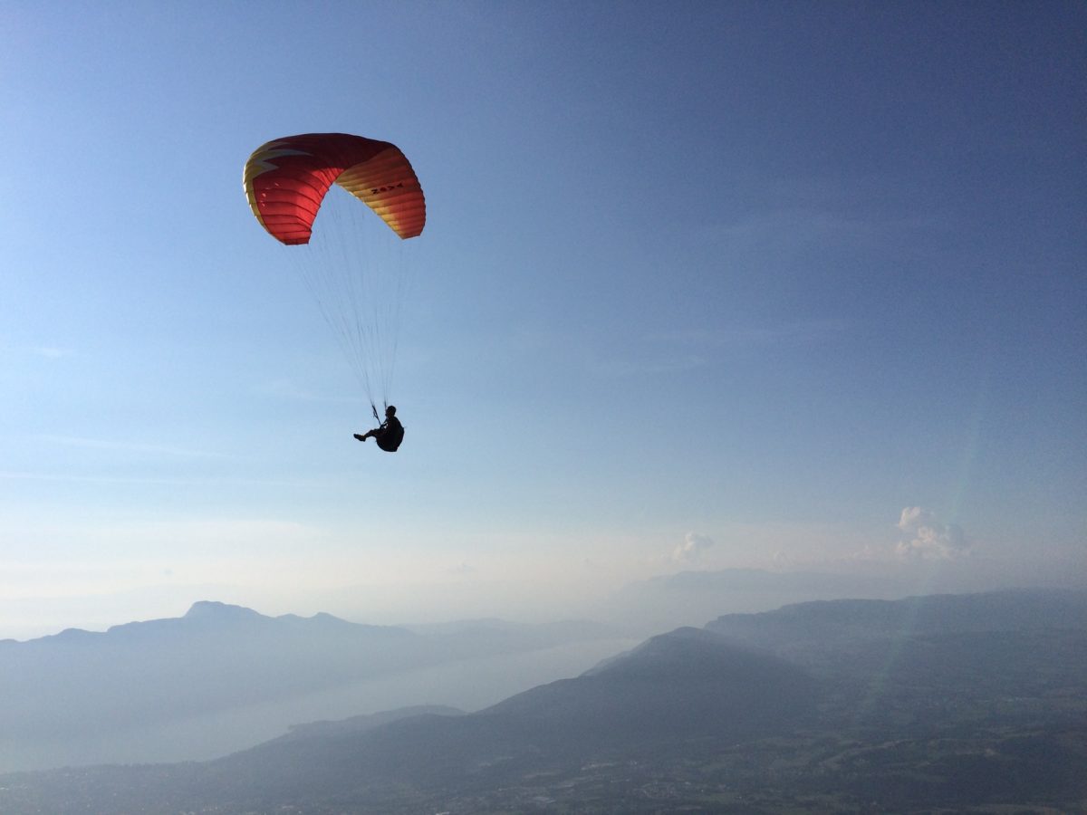 Parapente au mont Revard