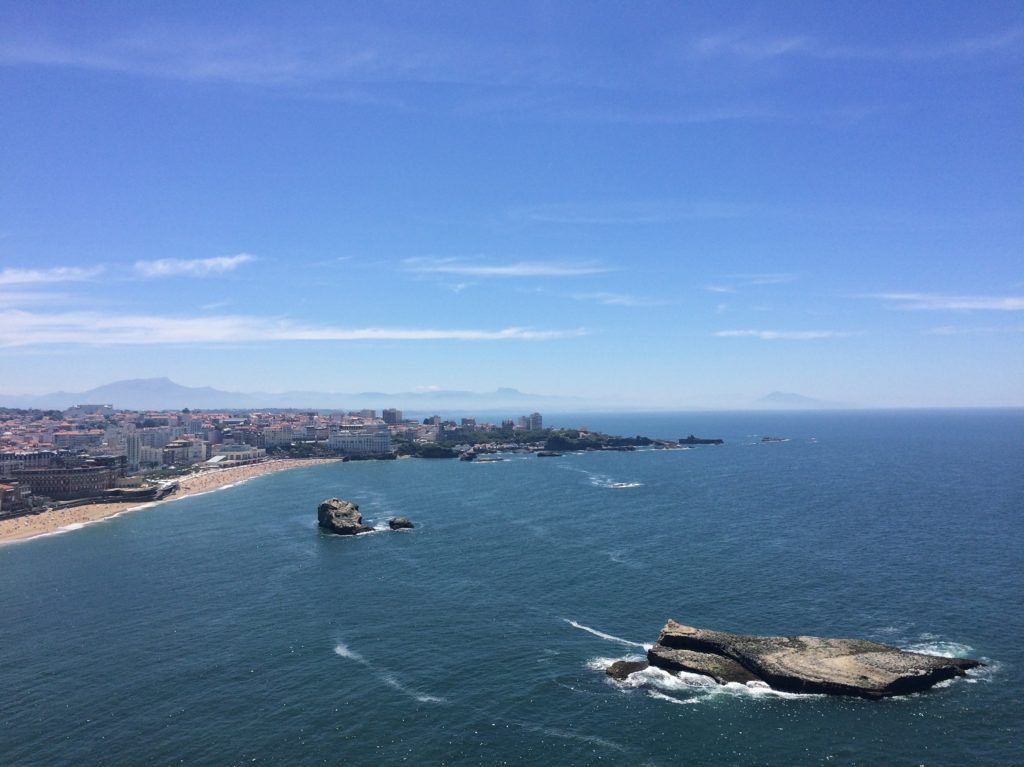 Vue sur Biarritz