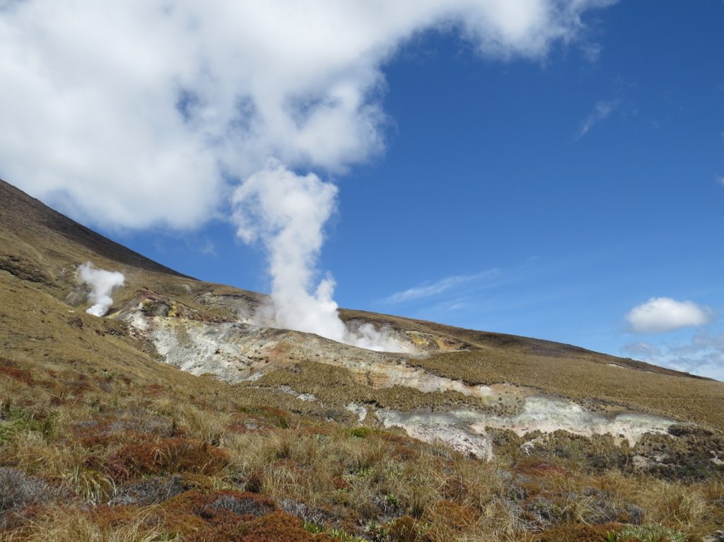 Fumeroles au Tongariro