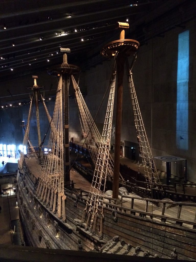 Le Vasa vu de haut