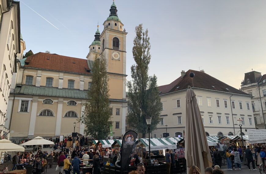 Marché à Ljubljana