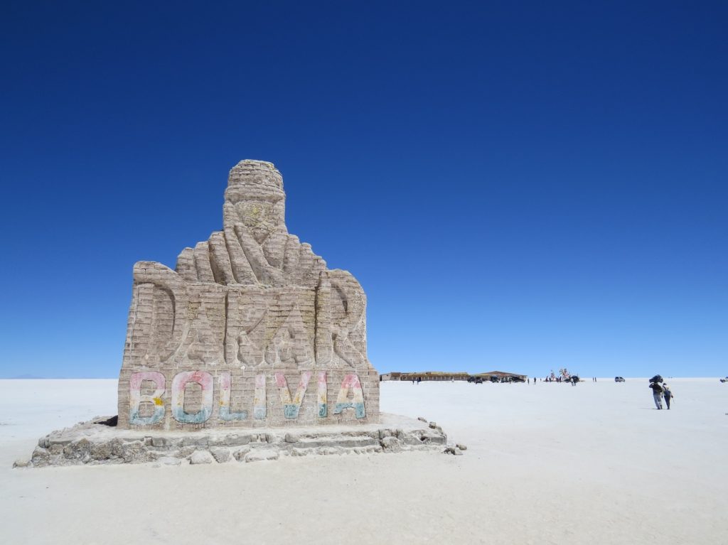 Monument Dakar à Uyuni