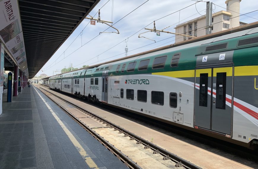 Train à Milan Cadorna
