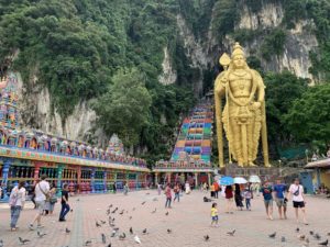 Entrée des grottes de Batu Caves