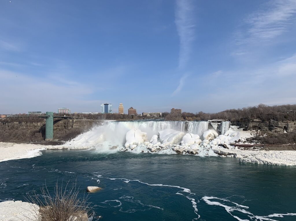 Vue sur les chutes américaines