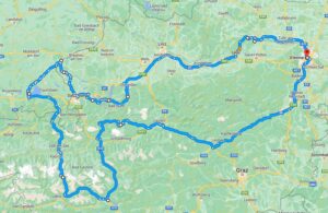 Itinéraire d'un road-trip de quatre jours en Autriche