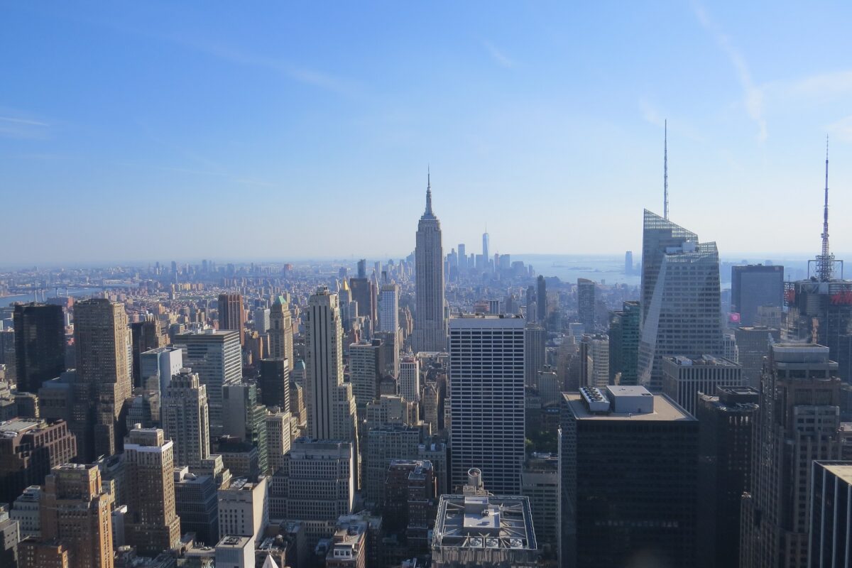 Vue sur le sud de Manhattan