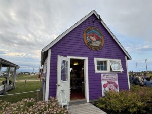 Le restaurant "la cabane du gros homard" à Shediac