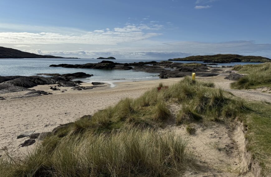 Vue sur la plage de Derrynane
