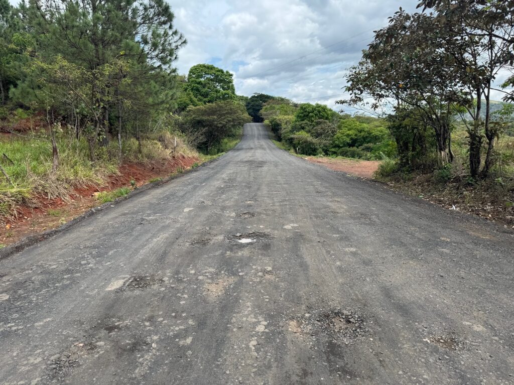 De San Francisco à Santa Fe, en attendant la fin des travaux, la route était par endroit très dégradée, et les nids-de-poule nombreux !