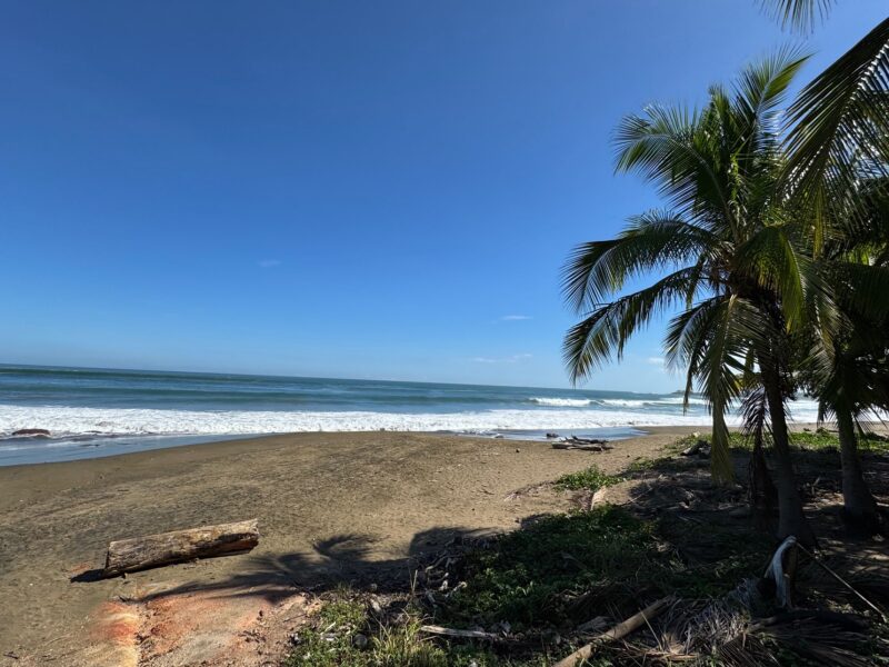 Vue sur Playa Los Destiladeros, une des plages les plus sauvages au Panama