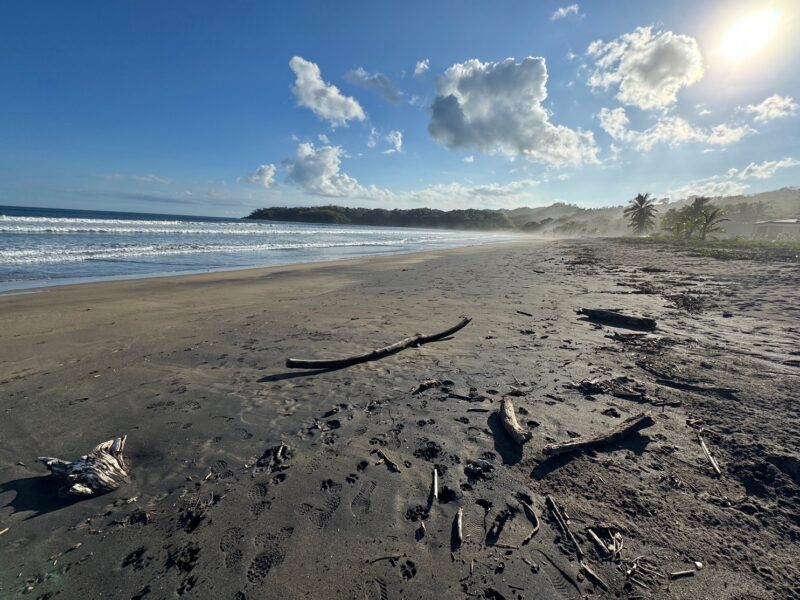Vue sur la Playa Venao, l'une des plus belles plages du Panama au sud de la péninsule d'Azuero (Panama)
