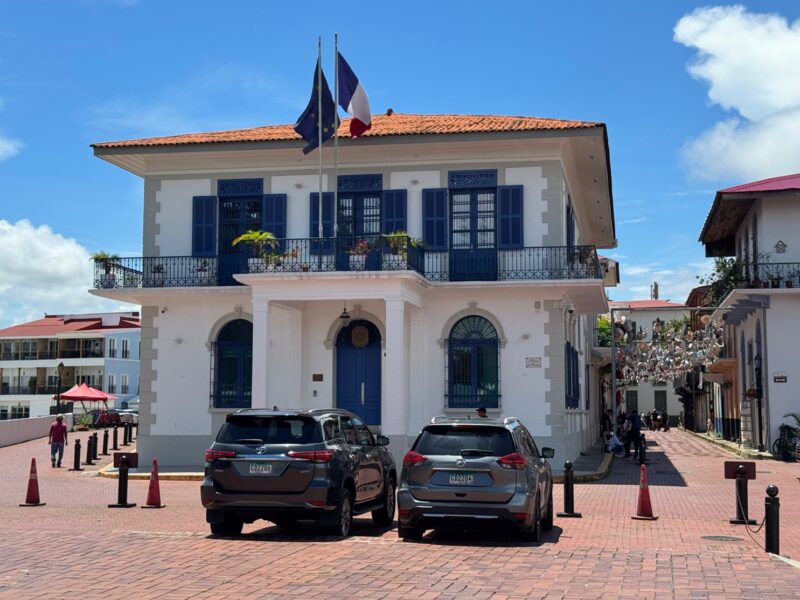 L'ambassade de France dans le quartier de Casco Viejo, à Panama