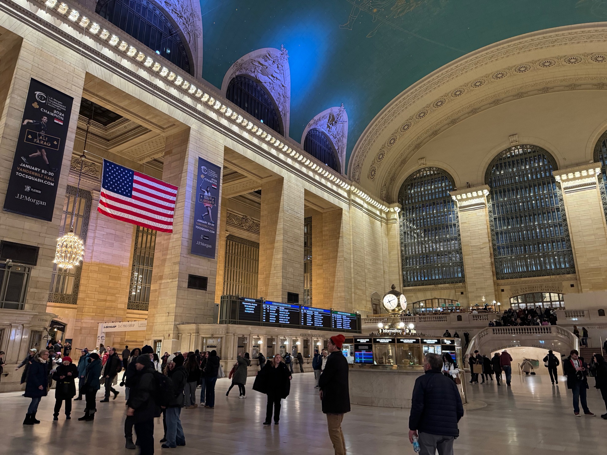 L'intérieur du grand hall de la gare de Grand Central à New York