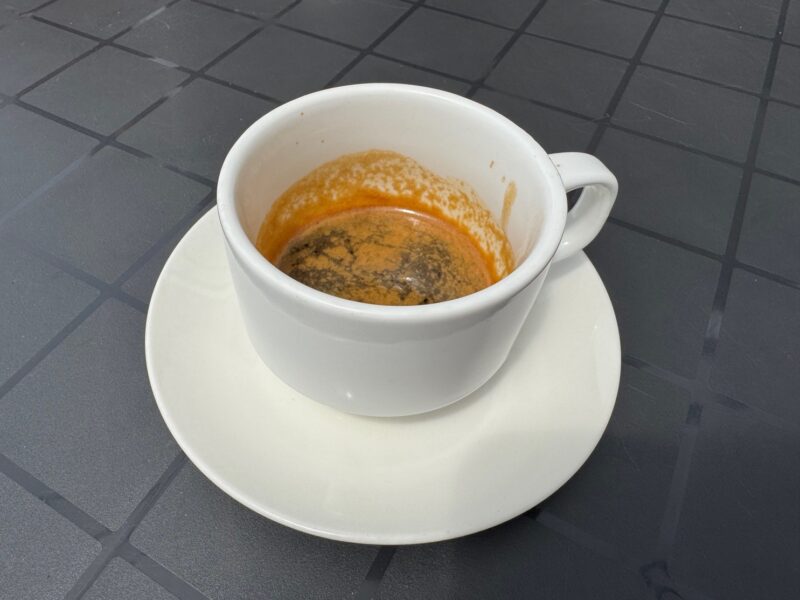 Un café Geisha, servi à la finca Don Pepe à Boquete (Panama)