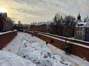 Les fortifications entouraient jadis l'intégralité de la Vieille Ville (Stare Miasto) de Varsovie (Pologne)