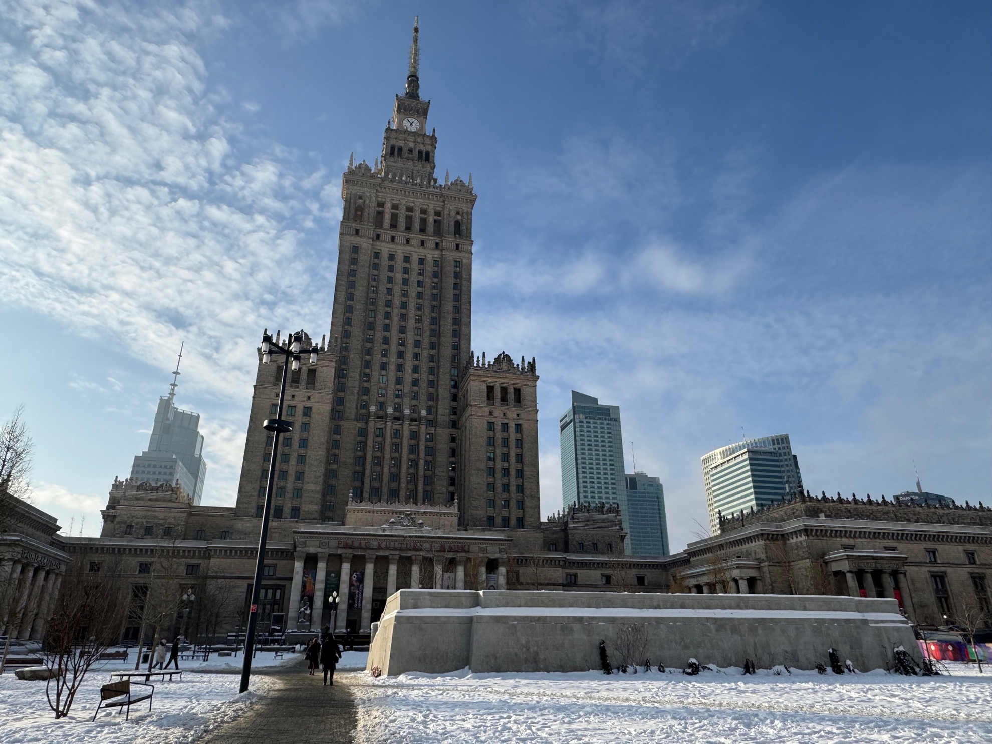 Le Palais de la culture et de la science de Varsovie (Pologne) est l'un des plus hauts gratte-ciel d'Europe