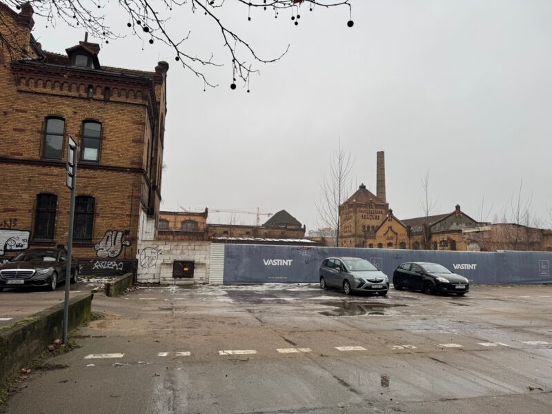 Les anciens abattoirs de Poznan (Stara Rzeznia), un lieu alternatif... mais surtout un peu glauque, sous la grisaille du mois de janvier