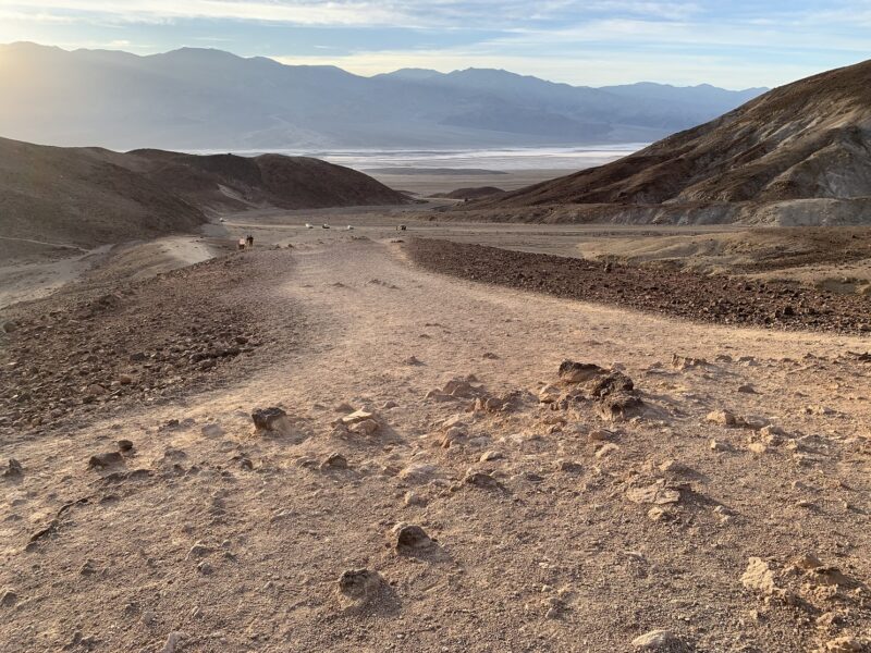 Les paysages de Death Valley, ici au niveau de Artist's Drive, offrent par endroit une ambiance lunaire !
