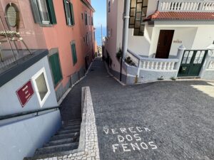 La "Vereda dos Fenos" (sentier des foins) à Jardim do Mar (Madère)