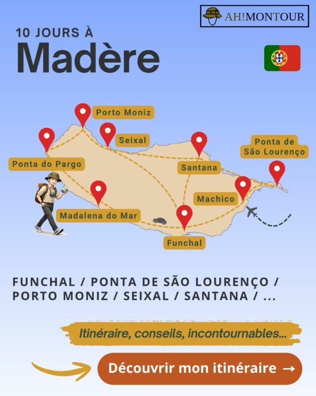 Découvrir mon guide pour préparer un séjour de quelques jours à Madère : Funchal, Ponta de São Lourenço, Porto Moniz, Seixal, Santana...