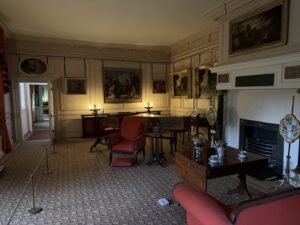 L'intérieur d'une des pièces du Kew Palace, dans l'enceinte de Kew Gardens