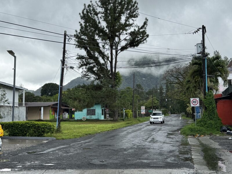Peu avant mon arrivée à El Valle, une intense pluie tropicale de courte durée s'est abattue sur nous