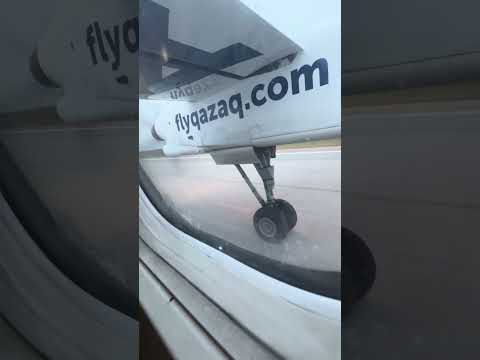 Rejected Take-off Dash-8 Q400NG UP-DH002 IQ368 KSN-NQZ 🛫🇰🇿 [Kazakhstan, Asie]